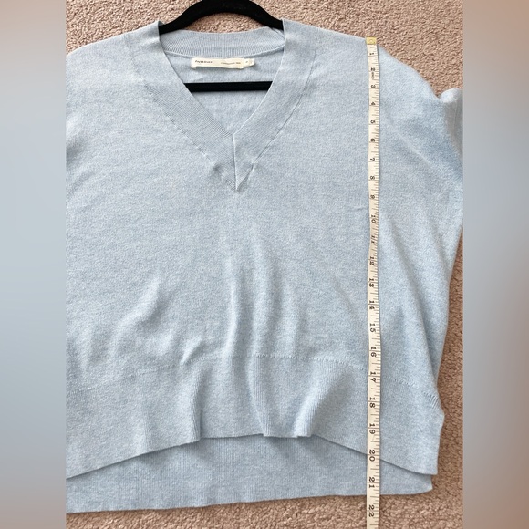 InWear Tenley V neck Pullover Sweater in Blue Size Small - Picture 12 of 13